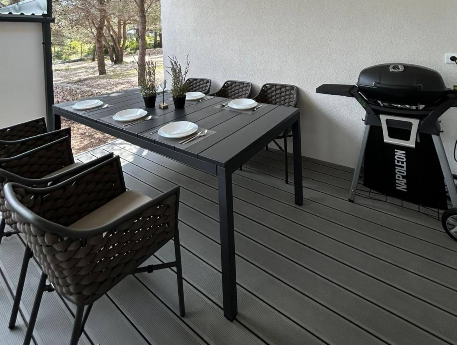 Oremore - Premium Mobile Home - Oaza Mira Camping, Drage Eksteriør bilde
