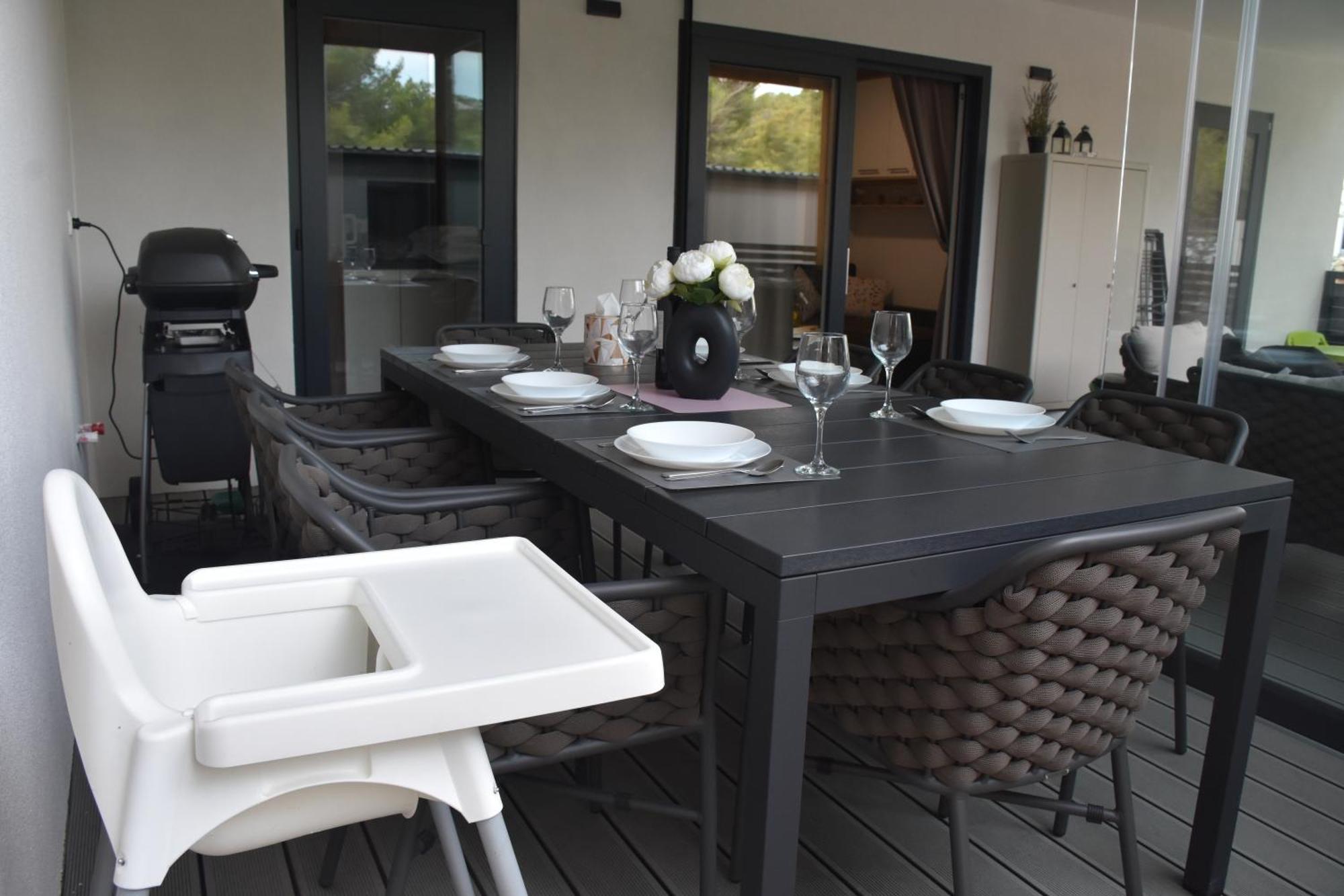Oremore - Premium Mobile Home - Oaza Mira Camping, Drage Eksteriør bilde